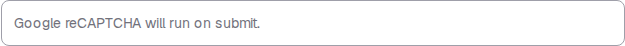 reCAPTCHA card with the on-submit note.