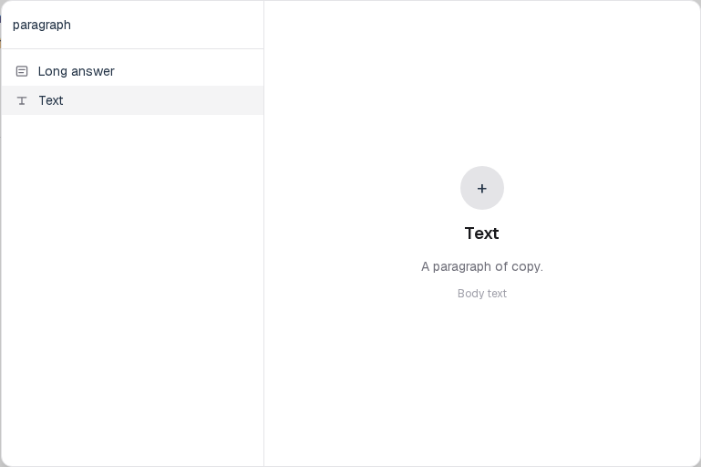Insert menu open on Text in the Layout group.
